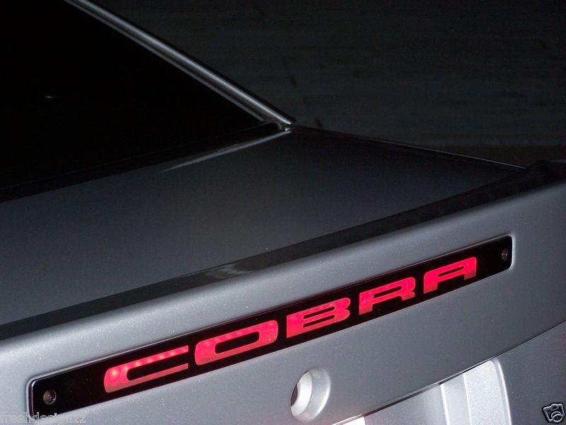 Ford mustang cobra 3rd brake light decal overlay 03 04