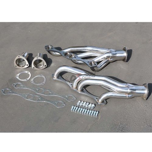 A/f/g body sbc stainless steel clipster header exhaust for 64-88 small block v8