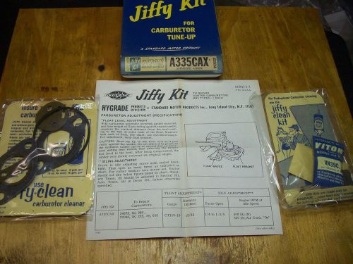 Jiffy hygrade carburetor rebuild kit.part no.a335cax repairs carter carburetors