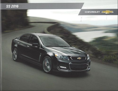 2016 chevrolet  ss  -   450 horsepower ls3 v8  -   22 page brochure