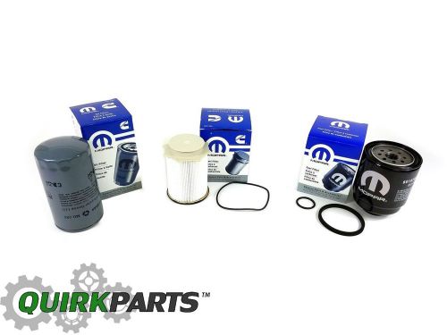 13-16 ram 2500 3500 4500 5500 6.7l diesel extreme duty oil fuel filter kit mopar