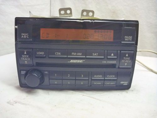 04 2004 05 2005 nissan altima bose oem radio 6 cd 28185-zb20b re511