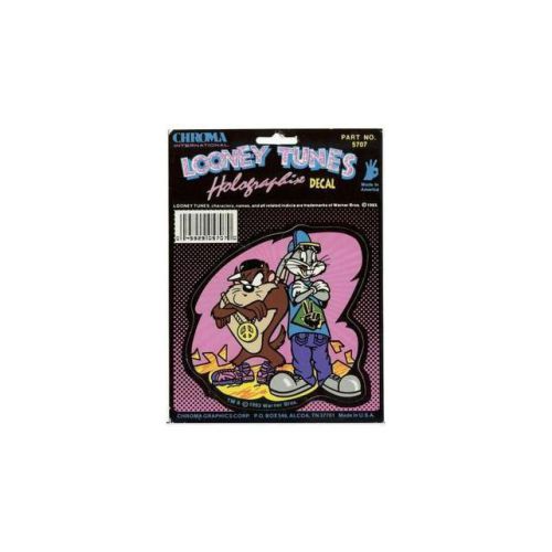 Bugs bunny with taz 3 1/2 x 3 1/2 decal - cg5707