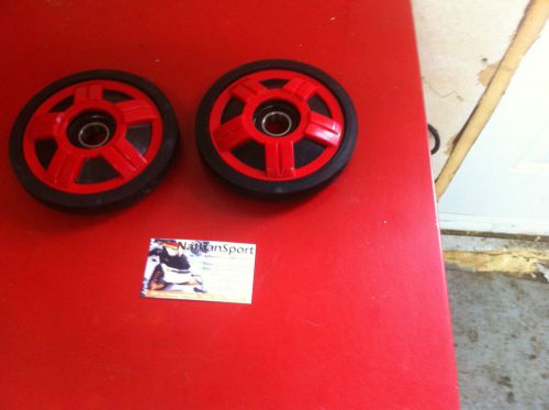 Skidoo rev rev xp revxp 141mm new rear wheel plastic red suspension gsx mxz