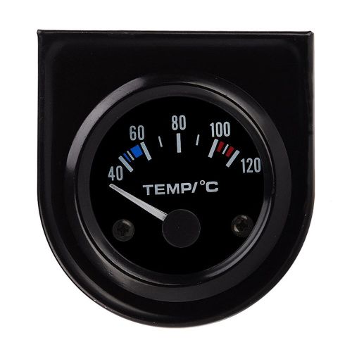 Dc 12v car pointer led water temperature temp meter 40-120 celsius thermometer