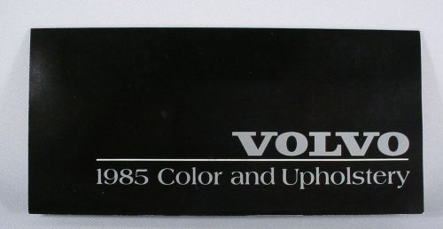 1985 volvo paint color chip brochure - 240 / 740 / 760 / turbo -  original