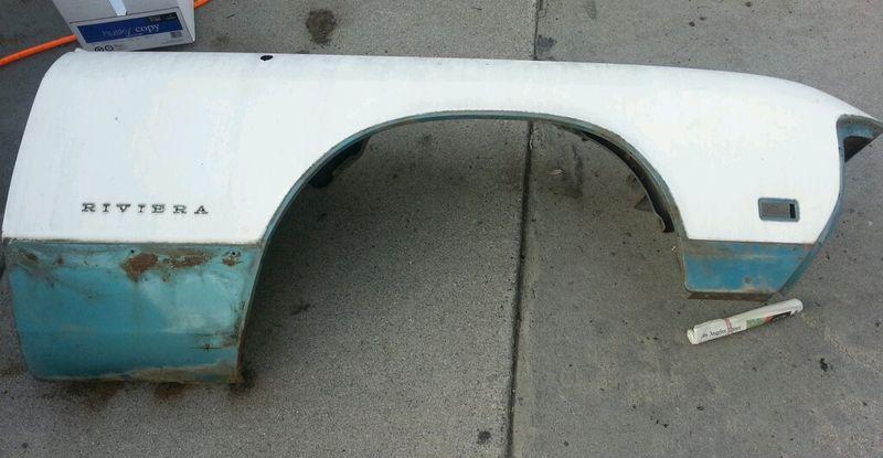 1968 1969 1970 buick riviera passenger fender