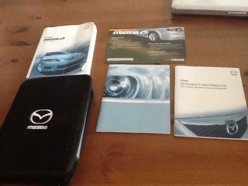 2008 mazda 6 owners manual