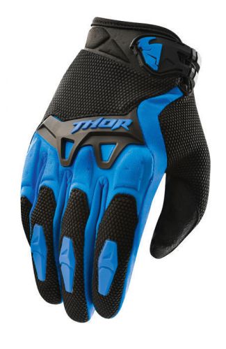Thor youth spectrum mx gloves blue sm/small