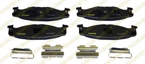 Monroe dx632 brake pad or shoe, front-monroe dynamics brake pad