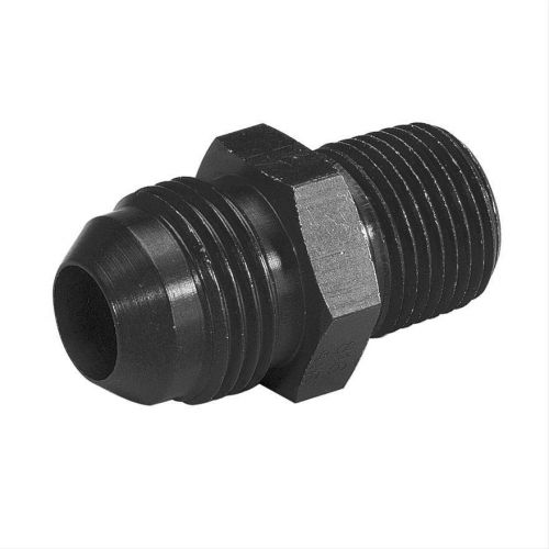 Summit 220646b fitting adapter straight male -6 an to male 1/8&#034; npt black ea