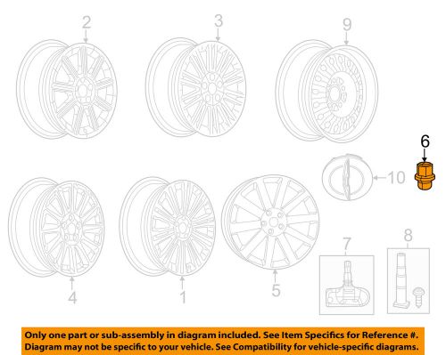 Chrysler oem wheel-wheel nut 6509873aa