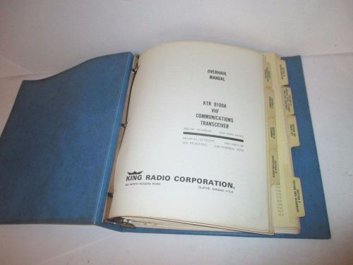 King ktr 9100 a vhf comm transceiver overhaul manual king ktr 9100a avionics