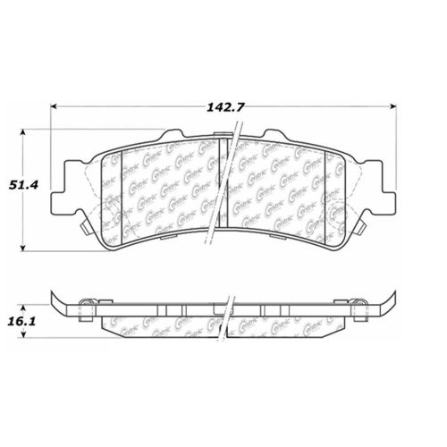 Stoptech 106.07920 disc brake pad