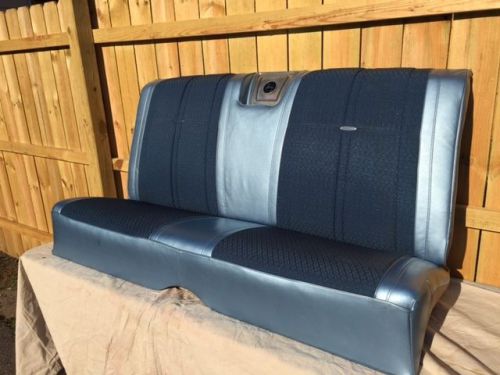 1964 impala ss rear seat blue oem nos spealer