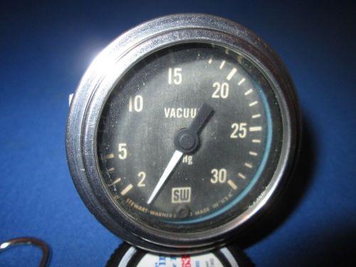 Vintage d355 stewart warner vacum gauge