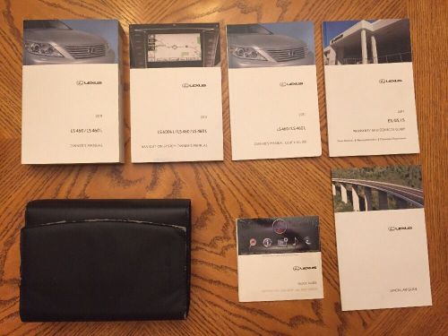 2011 lexus ls460/460l owner&#039;s manuals stock #137