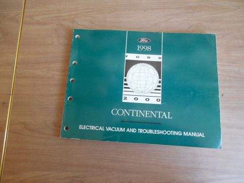 1998 ford continental electrical vacuum factory manual