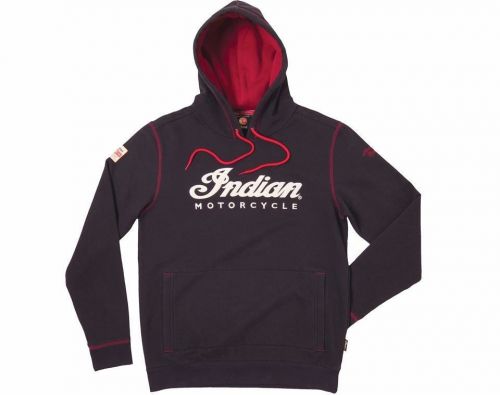 Indian motorcycle men&#039;s warbonnet imc hoodie sweatshirt - black