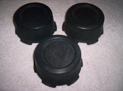 86-99 nissan pathfinder nissan truck 3 oem blk plastic center caps  40342 08g00