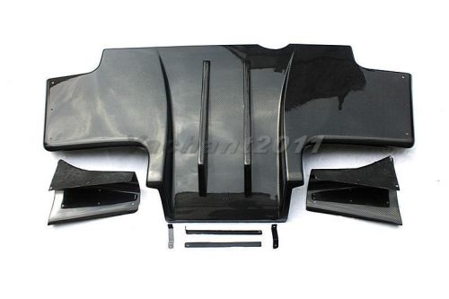 Carbon fiber ts type2 style rear diffuser 5pcs for 95-98 nissan skyline r33 gtr