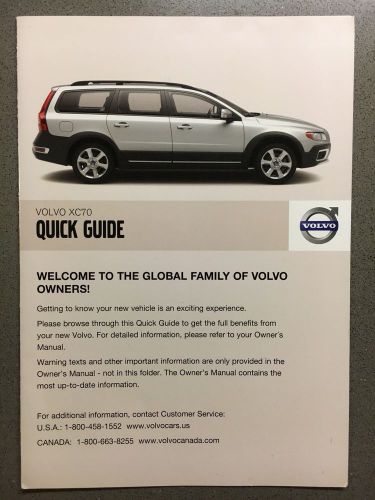 2007 volvo xc70 quick guide—owner’s manual supplement