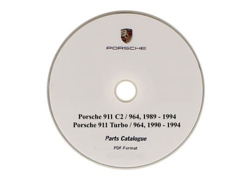 Porsche c2 and c4 964 1989 - 1994  pdf parts catalogue parts manual