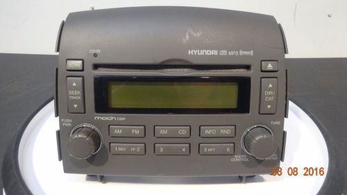 2008 hyundai sonata cd mp3 player satellite radio 961800a600qz oem