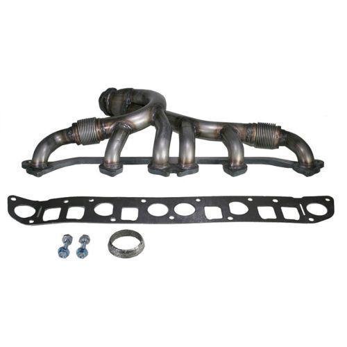 Exhaust manifold jeep cherokee comanche wrangler 1991-1999 stainless steel new