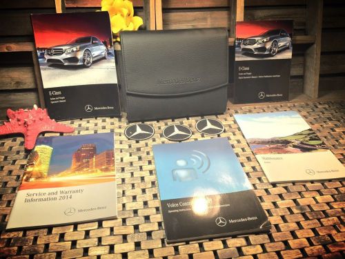 2014 mercedes e350 e550 e63 sedan owners manual set (buy oem) 4th newest update