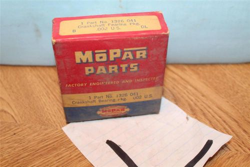 1952-53 mopar crankshaft bearing pkg dodge 1952; desoto 52-53 #3 main bearing