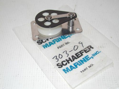 Schaefer 303-09 single cheek block 1 7/16&#034; ball bearing sheave