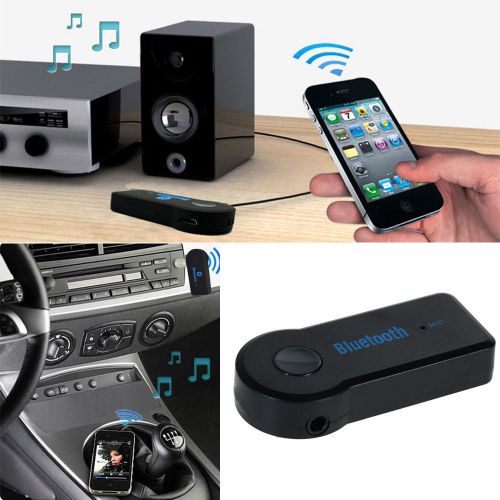 Car wireless bluetooth audio adapter stereo music reveiver hands-free universal
