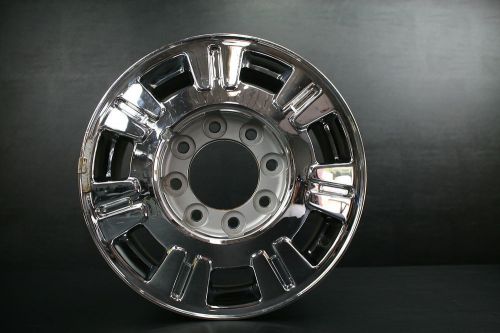 09-11 cadillac dts limousine limo chrome wheel rim 17 x 8 inch 7 spoke 8 lug oem