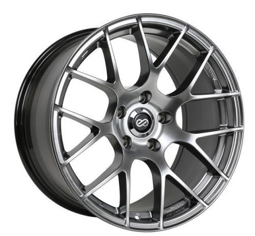 19x9.5 enkei raijin 5x114.3 +15 hyper silver rims fits honda accord 2008-2012