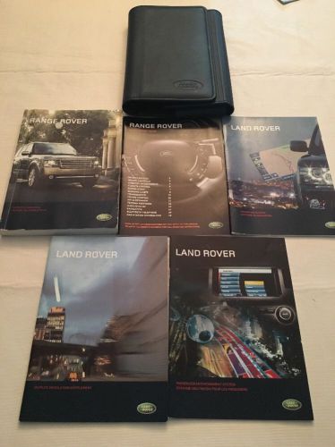 2010 2011 2012 range rover original owners manual set lrl 18 02 55 102 oem