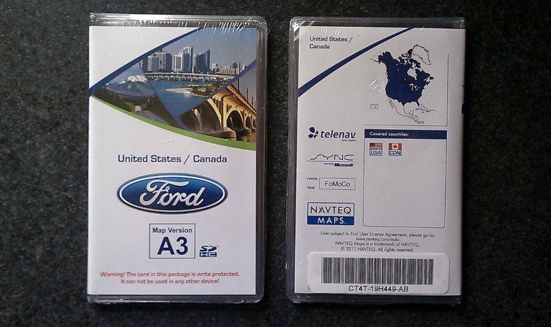 New oem ford a3 navigation sd card, gps map update, usa, canada
