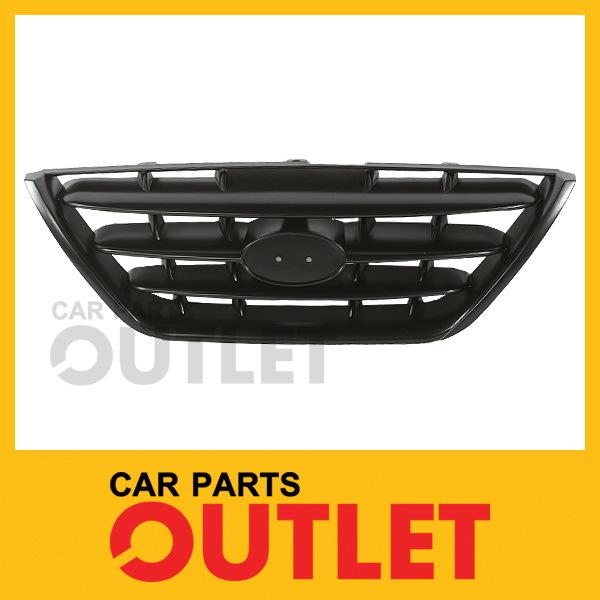 Front grille hy1200139 new for 2004-2006 hyundai elantra 4d sedan cross bar grid