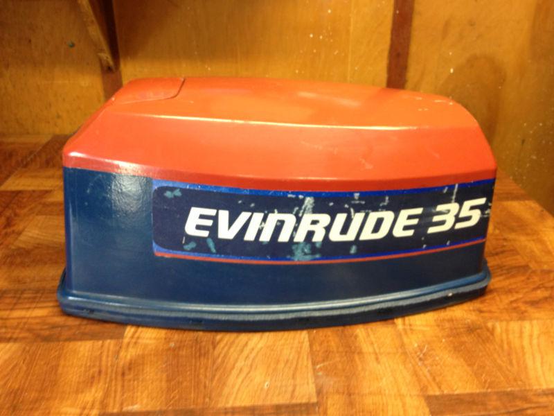 1976 35 hp evinrude engine cover assembly cowling 0279779