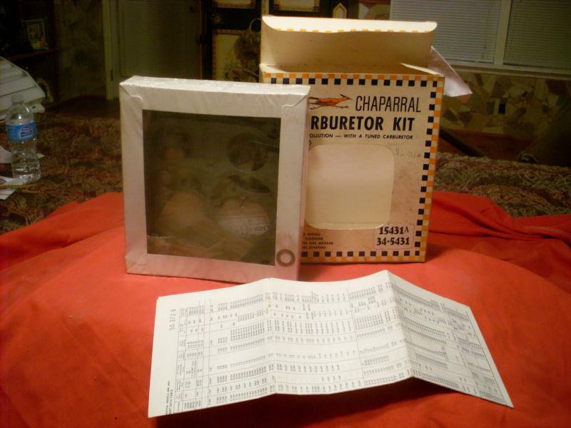 Nos 1967-1968 chevrolet & pontiac carburetor repair kit.