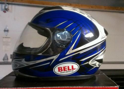 Bell helmet size xxl blue white grey black