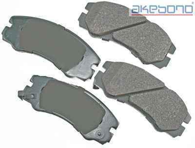 Akebono act579 brake pad or shoe, front-proact ultra premium ceramic pads