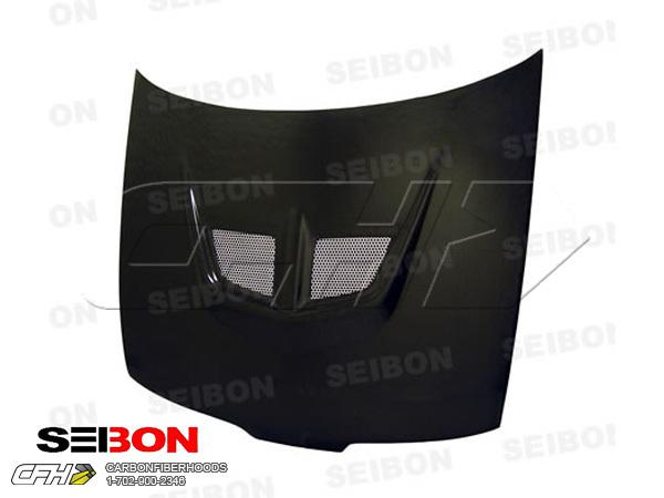 Seibon carbon fiber evo-style carbon fiber hood kit auto body acura integra 90-9