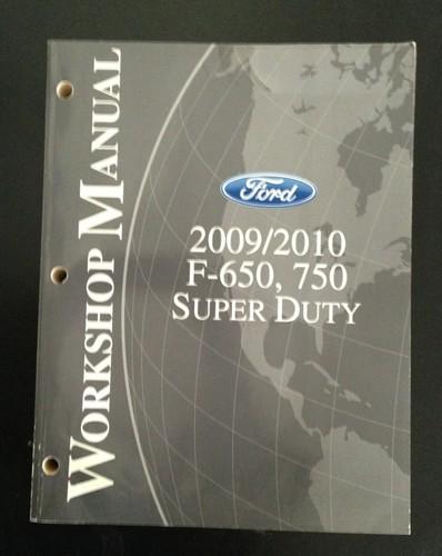 2009 2010 ford f650 f750 super duty workshop shop repair service oem manual