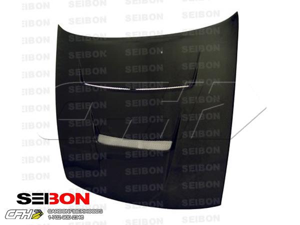 Seibon carbon fiber dv-style carbon fiber hood kit auto body nissan s13 89-94 br