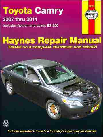 Camry avalon lexus es350 repair shop & service manual 2007 2008 2009 2010 2011