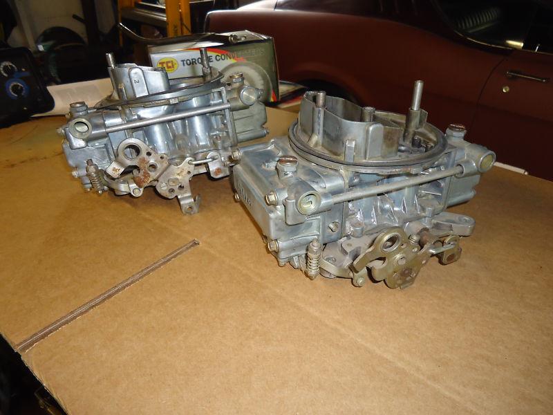 Sell Matched Pair Holley Carbs List 9776 450 Cfm Tunnel Ram Crossram