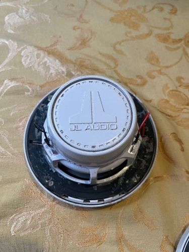 Jl audio m650-ccx-cg-wh 6.5&#034; 70w rms 2-way marine coaxial speakers/tested