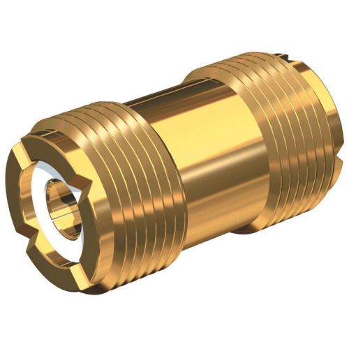 Shakespeare pl-258-g gold plated barrel connector for pl-259 (pl258g)