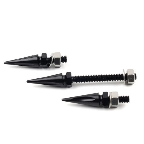 Black windshield spike bolts for harley street glide electra tri glide 2014+